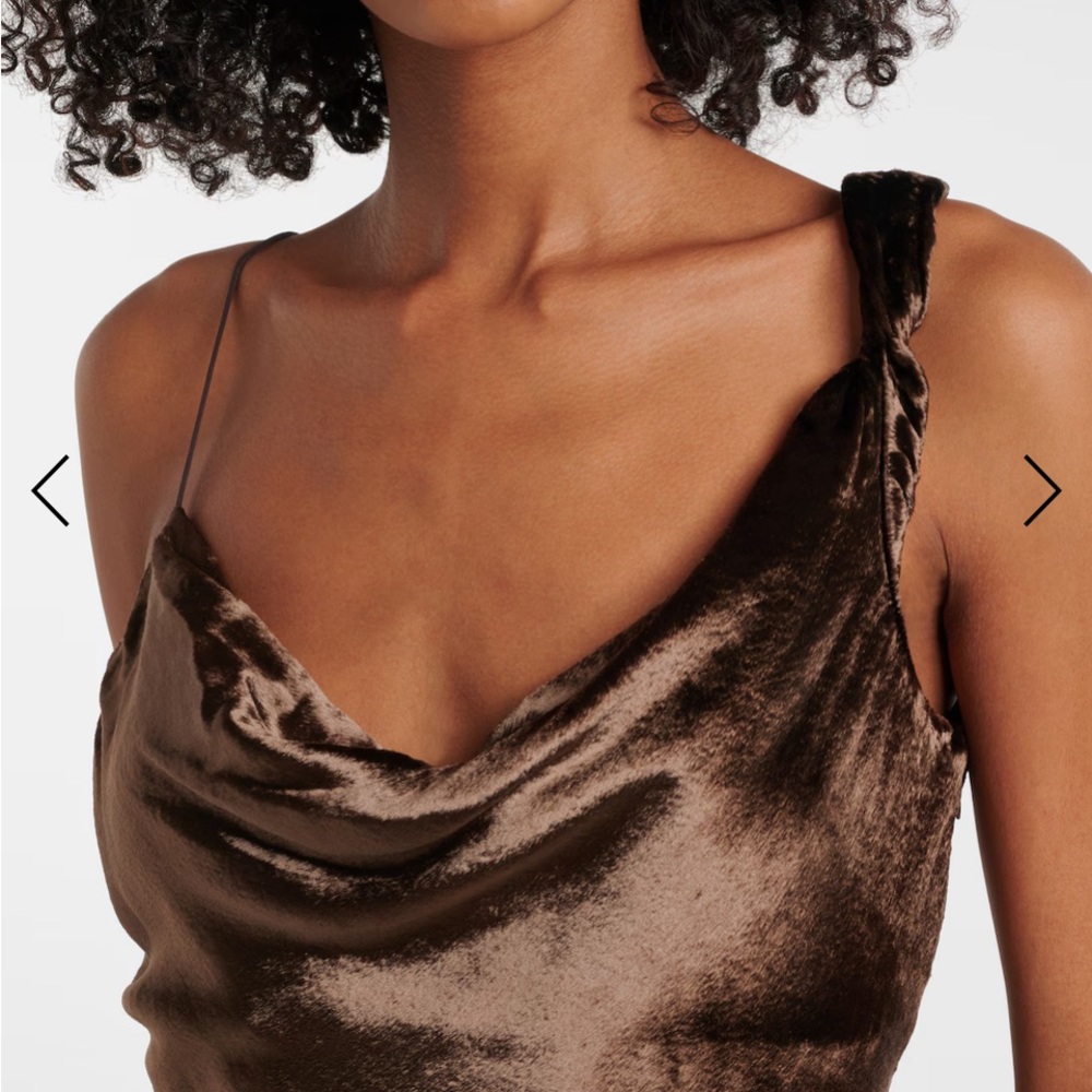 STAUD Brown Maxi Dress- 2 - Picture 4 of 4